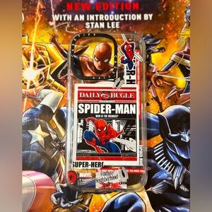 Casetify Spider-Man Daily Bugle Phone Case - Red and Black